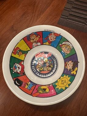 Kids Character Bowl - Colorful Cartoon Design